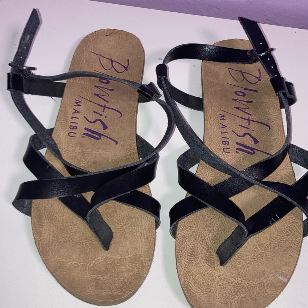 Blowfish Malibu Strappy Sandals Black